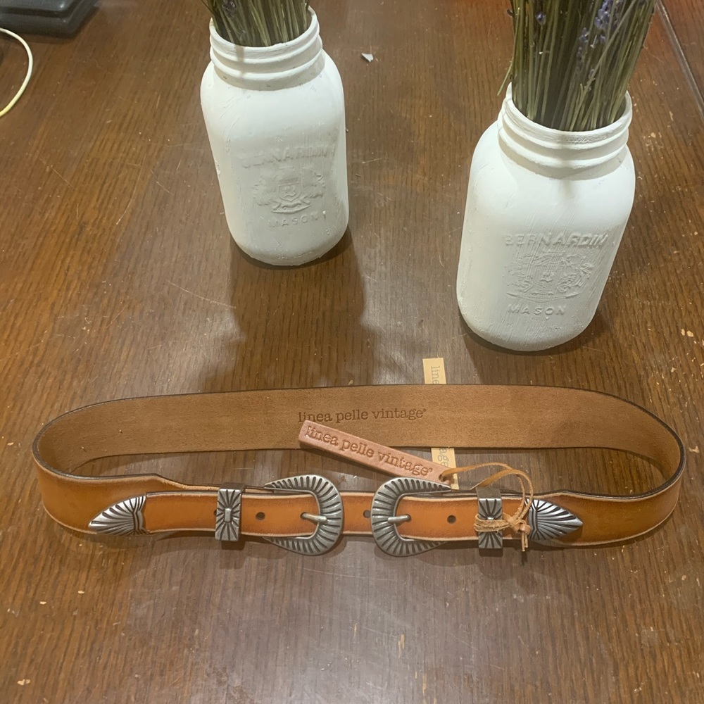 - LINEA PELLE VINTAGE BELT NWT -